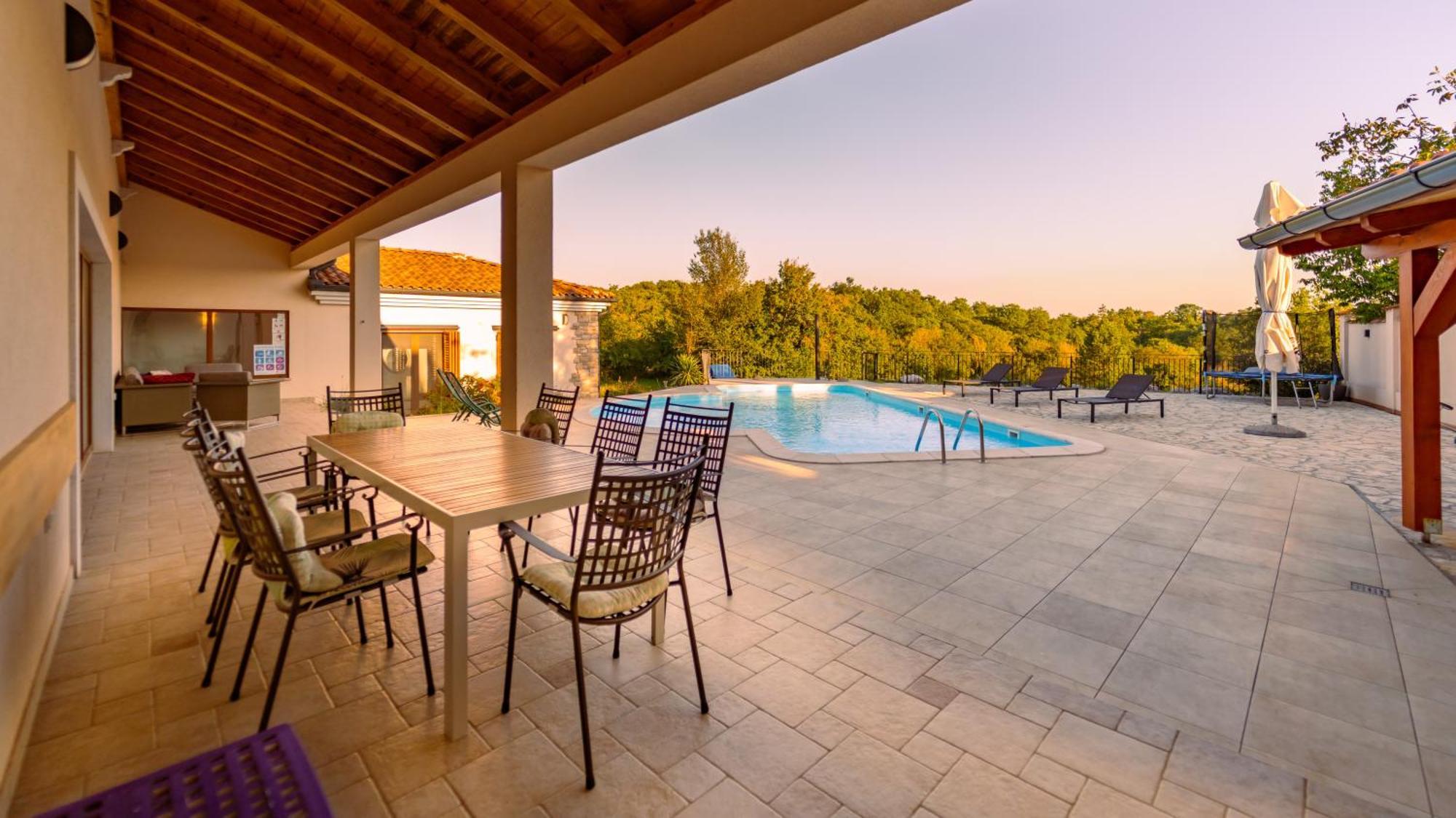 Villa Arton Heated Swimming-Pool Žminj Exterior foto