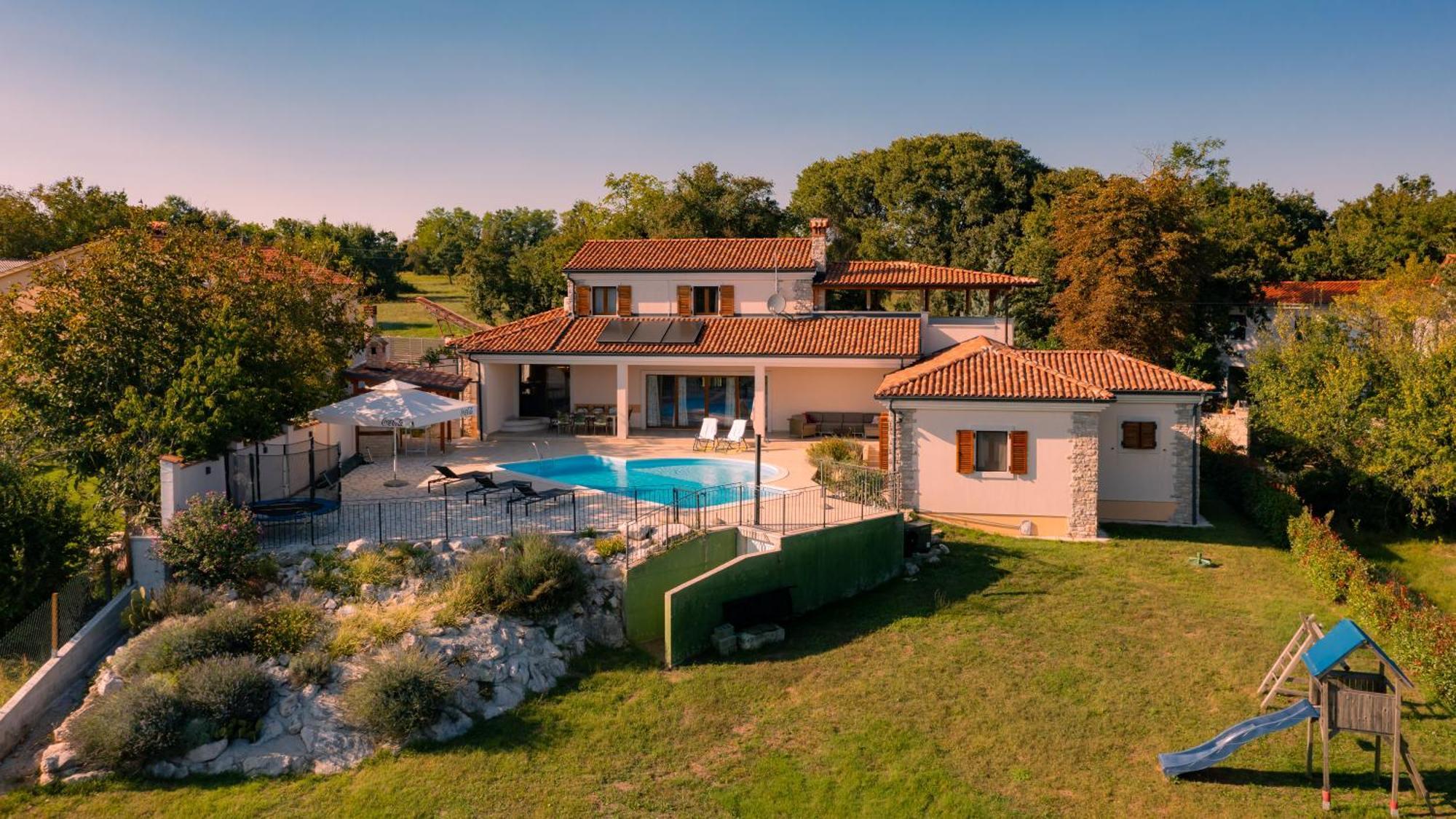 Villa Arton Heated Swimming-Pool Žminj Exterior foto