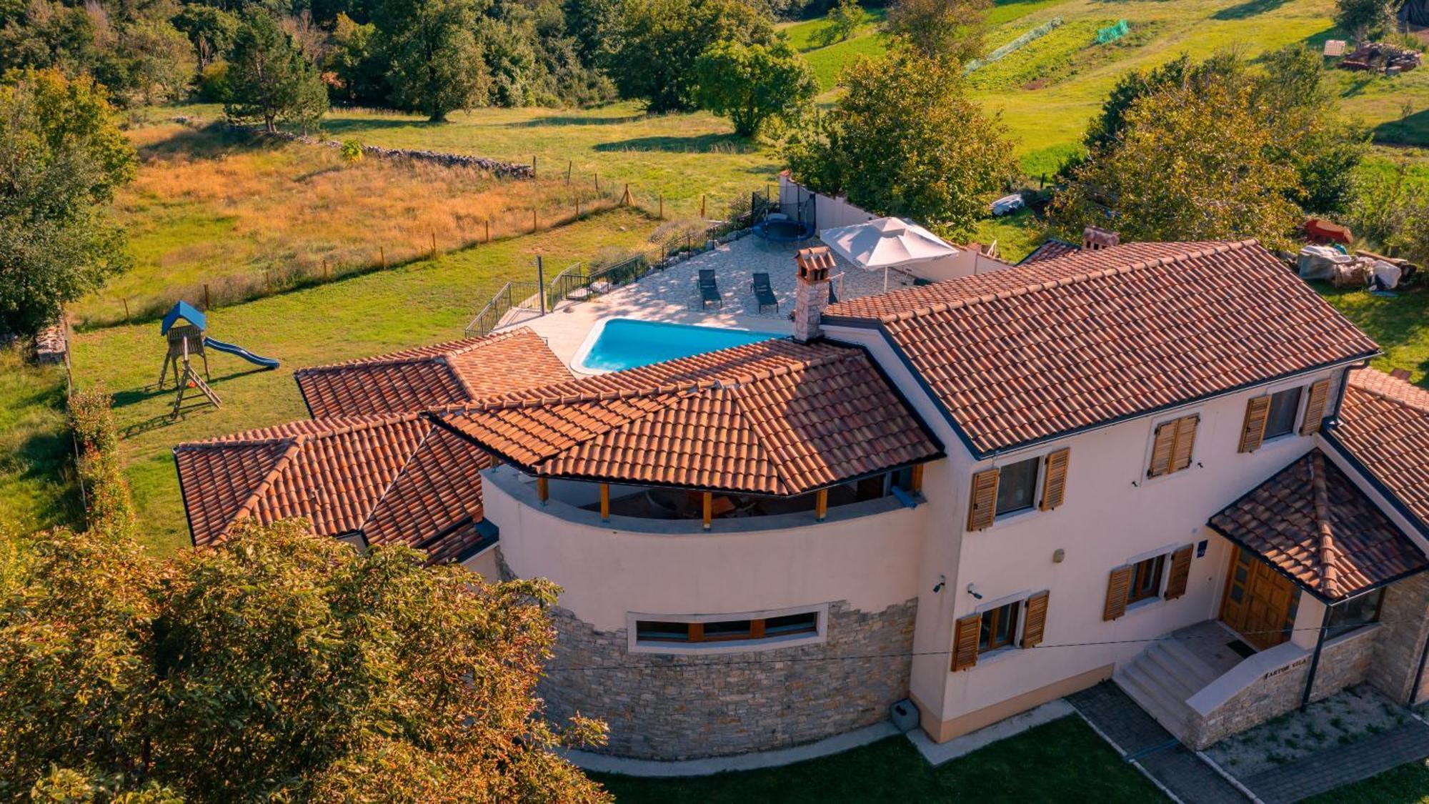Villa Arton Heated Swimming-Pool Žminj Exterior foto