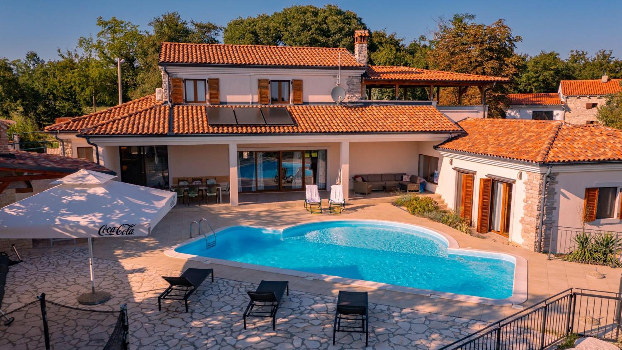 Villa Arton Heated Swimming-Pool Žminj Exterior foto